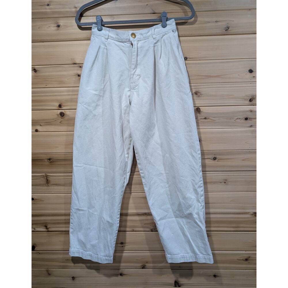 Big Bud Press Cream High-Waist Ankle Crop Pants